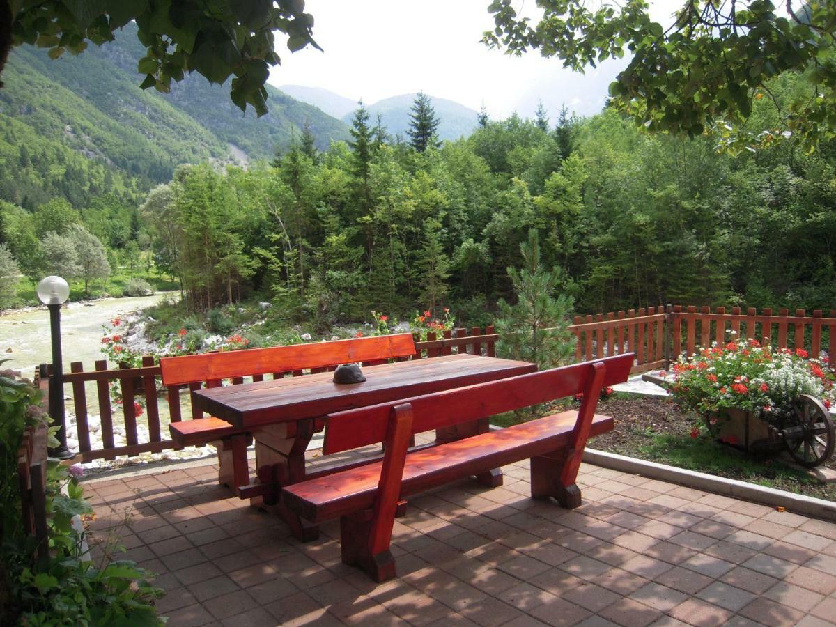 Apartmaji In Sobe Cuder Soča Exteriör bild