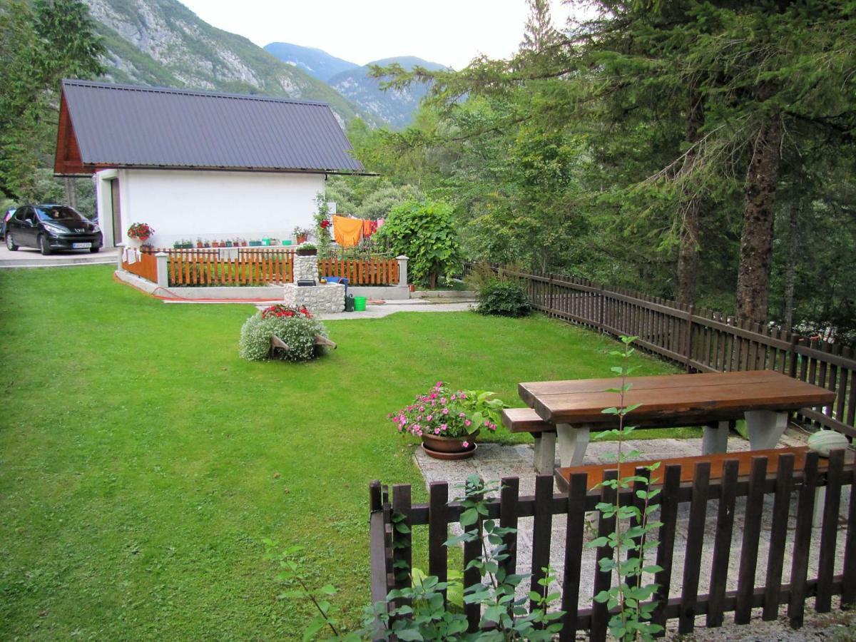 Apartmaji In Sobe Cuder Soča Exteriör bild